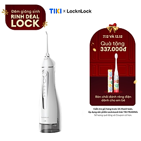 Máy Tăm Nước Không Dây LocknLock Cordless Oral Irrigator ENR166GRY - Màu xám