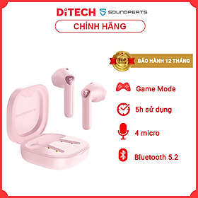 Mua Tai Nghe True Wireless Earbuds SoundPEATS TrueAir 2 (Màu Hồng) - Hàng Chính Hãng
