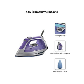 Bàn ủi Hamilton Beach 19802-IN Hàng Chính Hãng