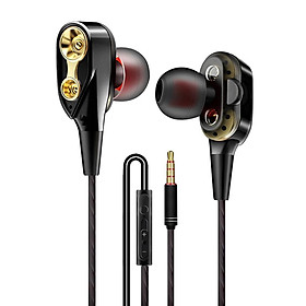 Tai Nghe Dây Thể Thao Kiểu Tai Trong Tai Nghe Tai Nghe Kèn đôi HiFi Bass