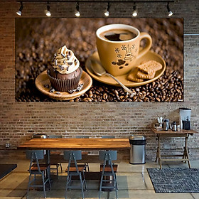Tranh trang trí tiệm cà phê và bánh GDT-31