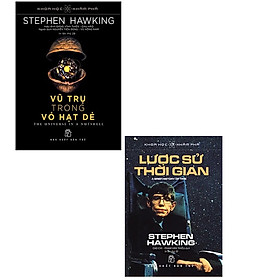 Combo Lược Sử Thời Gian + Vũ Trụ Trong Vỏ Hạt Dẻ (Bộ 2 Cuốn)