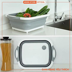 Mua Bộ Chậu Gấp Gọn Đa Năng Kèm Thớt 3 In 1