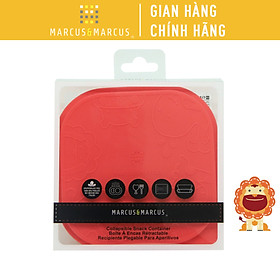 Bát ăn dặm silicon vuông có thể xếp gọn cho bé Marcus & Marcus