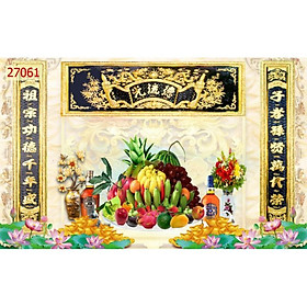 Mua Tranh dán ban thờ  phòng thờ 3D Zalo 0967959399