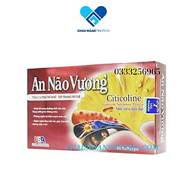 Viên uống An Não Vương Giúp bổ sung dưỡng chất cho não, tăng cường lưu thông máu, phòng ngừa tai biến mạch máu não