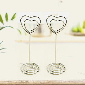 2 kẹp xoắn trang trí hình trái tim