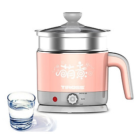 Mua Ca Nấu Đa Năng Tiross TS1366 (1.2L) - Hồng - Hàng chính hãng