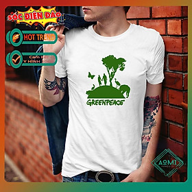 ÁO THUN Greenpeace Green Peace Go Green THỜI TRANG AOMI PHONG CÁCH HIỆN ĐẠI