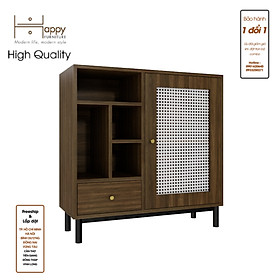 [Happy Home Furniture] ROTAN, Tủ lưu trữ 1 ngăn kéo - chân sắt, 84cm x 32cm x 84cm ( DxRxC), TCM_129