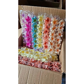Kẹp Tóc Hoa Sứ Nhiều Màu Sắc Thời Trang Đi Biển Phong Cách Hawai