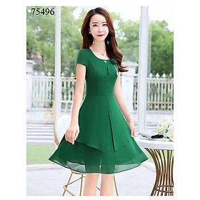 ĐẦM VOAN LỤA THIẾT KẾ CÁCH ĐIỆU - CỰC ĐẸP - CHUẨN Y HÌNH