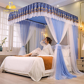 Mua Màn khung ròng rọc kéo dây không khoan tường hiện đại cao cấp EASY DREAM mùng ngủ chống muỗi kiểu dáng công chúa
