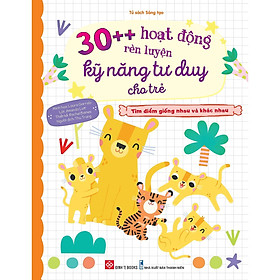 Sách - Combo 4 Tập 30++ Hoạt Động Rèn Luyện Kỹ Năng Tư Duy Cho Trẻ Độ Tuổi 3 - 9 - Đinh Tị Books