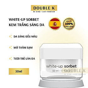 ekseption White-Up Sorbet - Kem Dưỡng Trắng Sáng Da; Làm Mờ Thâm Sạm Nám - Double K