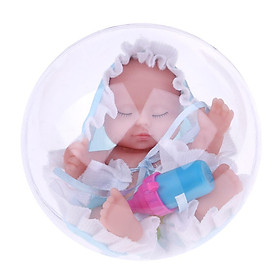 Cute Vinyl Sleeping Baby Doll Lifelike Baby Toy Kids Egg Toy Xmas Gift