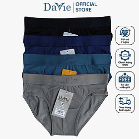 Quần Lót Nam Davie Mã DV2307 Chất Liệu Vải 100% Cotton, Thấm Hút Mồi Hôi Và Kháng Khuẩn Tốt