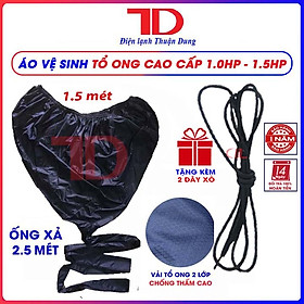 Hình ảnh Áo vệ sinh máy lạnh chống thấm, túi vệ sinh máy lạnh tại nhà vải tổ ong cao cấp - Vật Tư Điện Lạnh Thuận Dung