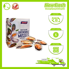 Vẹm Xanh Newzealand Talley Size 20-30 Con Hộp 1kg