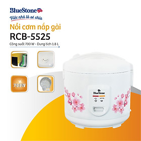 Mua Nồi Cơm Điện BlueStone RCB-5525  1.8Lit-700W  Hàng Chính Hãng