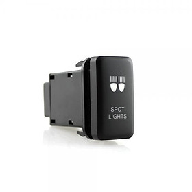 3-10pack Push Switch Blue LED Spot Light Bar For Toyota Landcruiser 79/100
