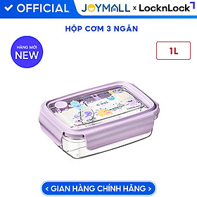 Mua Hộp Cơm 3 Ngăn LocknLock 750ml LCB501 Và 1L LCB502  Hàng Chính Hãng  Thân Nhựa PCTG - JoyMall