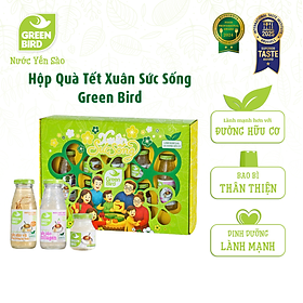 Hộp Quà Tết 2025 Green Bird Xuân Sức Sống Sang Trọng Ý Nghĩa - Set 8 sp/ Hộp