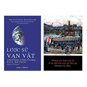 Hình ảnh Combo Lược Sử Vạn Vật (Tái Bản) Và Những Quy Luật Tâm Lý Về Sự Tiến Hóa Của Các Dân Tộc (2 Cuốn)