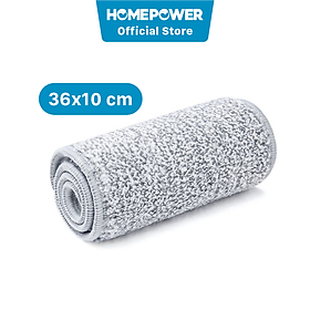 Mua Miếng lau nhà sợi Microfiber cao cấp 36x10 cm - Bông lau thay thế cho cây lau nhà Homepower CS-02