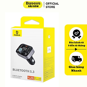 Mua Tẩu Sạc Đa Năng Phát Nhạc Trên Xe Hơi Baseus S-09 Pro Series Car FM Transmitter- Hàng chính hãng