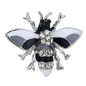 Enamel Crystal Rhinestone Bee Brooch Pin Insect Lapel Pin Brooch