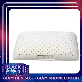 Gối Cao Su Liên Á Oval LAGOV4565 (45 x 65 cm) - Trắng