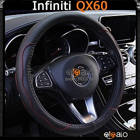 Bọc vô lăng volang xe Infiniti QX50 da PU cao cấp BVLDCD - OTOALO