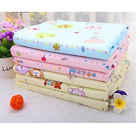 Ga Chống Thấm, Ga Trải Giường, Thảm Chống Thấm Cotton 1.6x2m Cho Em Bé Màu