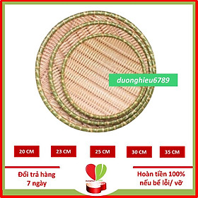 Mua Đĩa Phíp Giả Tre Đan - Mẹt Đựng Đồ Ăn Hình Tròn