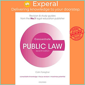 Hình ảnh Sách - Public Law Concentrate - Law Revision and Study Guide by Colin Faragher (UK edition, paperback)