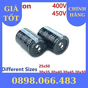 Mua 2 Cái/lốc Nichicon 470Uf 400V 470Uf 450V 400v470uf 450v470uf 25X50 30x3 5/40/45/50 35x3 0/35/40/45/50 Tụ Psu Gắ