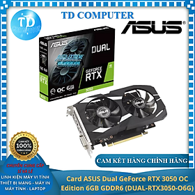 Mua Card màn hình ASUS Dual GeForce RTX 3050 OC Edition 6GB GDDR6 (DUAL-RTX3050-O6G) - Hàng chính hãng Vĩnh Xuân phân phối