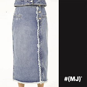 Chân váy jeans dài nữ thời trang MESSI WJT0175