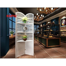Mua BÌNH PHONG KẺ SỌC CÓ KỆ 2 CÁNH - BÌNH PHONG HOA VĂN