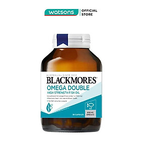 Thực Phẩm Bảo Vệ Sức Khỏe Blackmores Omega Double High Strength Fish Oil Dầu Cá 90 Viên