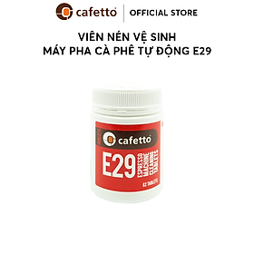 Mua  Hàng chính hãng  Viên làm sạch máy pha cà phê tự động Espresso Cafetto E29 (62 Viên)