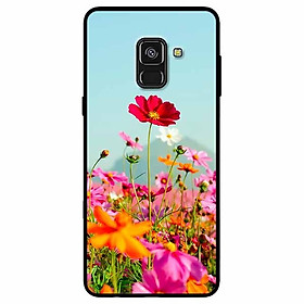 Ốp lưng dành cho Samsung A8 2018 mẫu Vườn Hoa Ban Mai