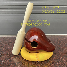 Mua Mõ tụng kinh Phật gỗ Mít cao cấp gõ tiếng hay cao 9cm