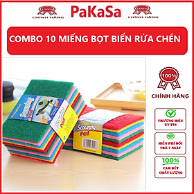 Combo 10 miếng rửa chén bọt biển - Chính Hãng 