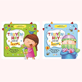 Hình ảnh Combo (2 Cuốn) Sách Thiếu Nhi: Truyện Hay Cho Bé 0-6 Tuổi (tập 1 + tập 2) - Tái Bản 2020 / Những Truyện Kể Thú Vị Lá Món Điểm Tâm Ngọt Ngào Thời Thơ Ấu