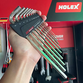 Mua BỘ LỤC GIÁC HOLEX 9 CÂY ĐẦU PHẲNG MẠ NIKEN 626106