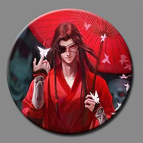 Huy hiệu in hình Thiên Quan Tứ Phúc manhua chibi dễ thương huy hiệu cài áo (MẪU GIAO NGẪU NHIÊN)