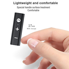 Lavalier Wireless Bluetooth Receiver 3.5mm AUX Audio Stereo Adapter Long , Listing Music: 4-5h