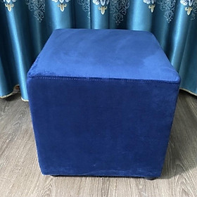 Mua Ghế đôn sofa giá rẻ kích thước nhỏ 35 x 35cm hình vuông - Ghế nhỏ cùng bộ sofa bed